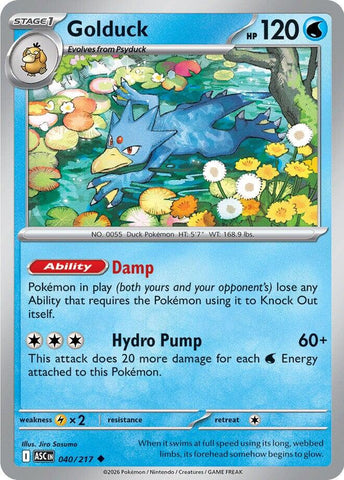 Golduck (040/217) [Mega Evolution: Ascended Heroes] - The Mythic Store | 24h Order Processing