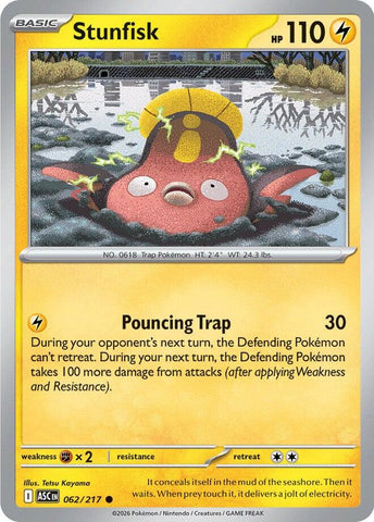Stunfisk (062/217) [Mega Evolution: Ascended Heroes] - The Mythic Store | 24h Order Processing