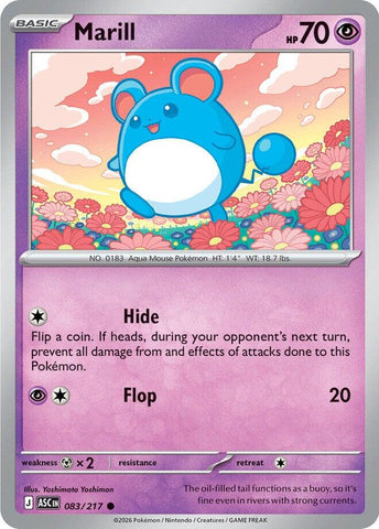 Marill (083/217) [Mega Evolution: Ascended Heroes] - The Mythic Store | 24h Order Processing