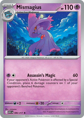 Mismagius (086/217) [Mega Evolution: Ascended Heroes] - The Mythic Store | 24h Order Processing