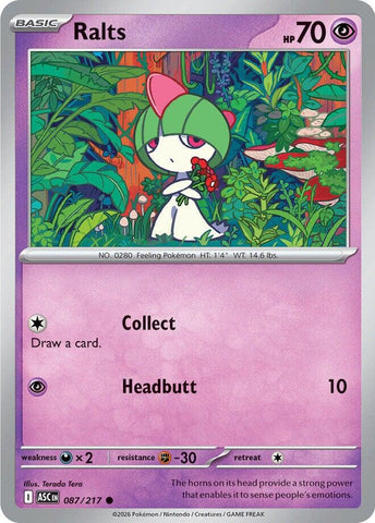 Ralts (087/217) [Mega Evolution: Ascended Heroes] - The Mythic Store | 24h Order Processing