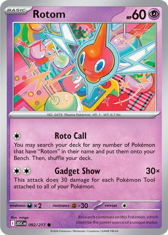 Rotom (092/217) [Mega Evolution: Ascended Heroes] - The Mythic Store | 24h Order Processing