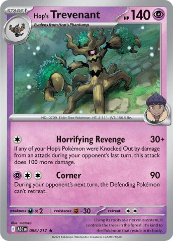 Hop's Trevenant (096/217) [Mega Evolution: Ascended Heroes] - The Mythic Store | 24h Order Processing