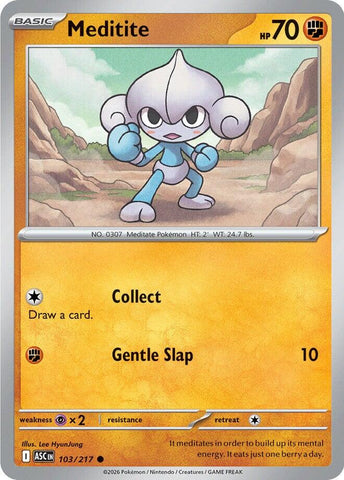 Meditite (103/217) [Mega Evolution: Ascended Heroes] - The Mythic Store | 24h Order Processing