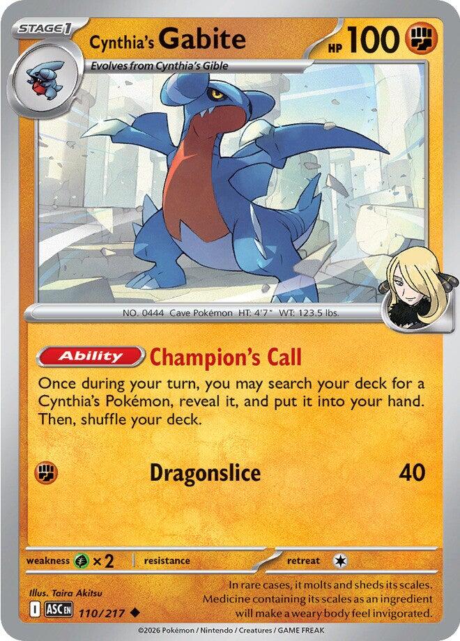 Cynthia's Gabite (110/217) [Mega Evolution: Ascended Heroes] - The Mythic Store | 24h Order Processing