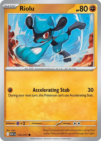 Riolu (112/217) [Mega Evolution: Ascended Heroes] - The Mythic Store | 24h Order Processing