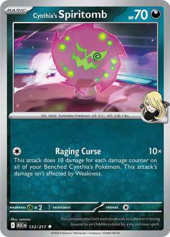 Cynthia's Spiritomb (133/217) [Mega Evolution: Ascended Heroes] - The Mythic Store | 24h Order Processing