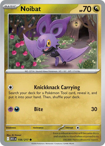 Noibat (156/217) [Mega Evolution: Ascended Heroes] - The Mythic Store | 24h Order Processing