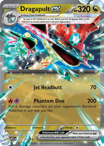Dragapult ex (160/217) [Mega Evolution: Ascended Heroes] - The Mythic Store | 24h Order Processing
