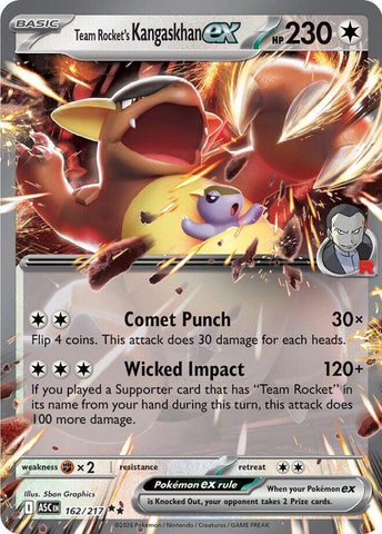 Team Rocket's Kangaskhan ex (162/217) [Mega Evolution: Ascended Heroes] - The Mythic Store | 24h Order Processing