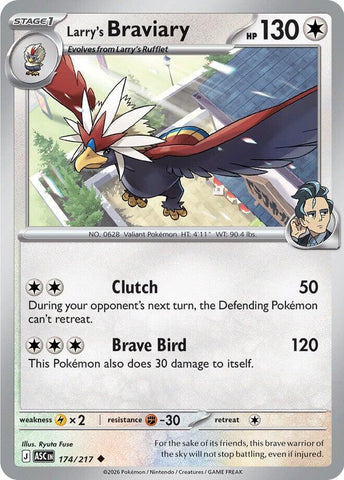 Larry's Braviary (174/217) [Mega Evolution: Ascended Heroes] - The Mythic Store | 24h Order Processing