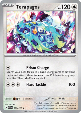 Terapagos (178/217) [Mega Evolution: Ascended Heroes] - The Mythic Store | 24h Order Processing