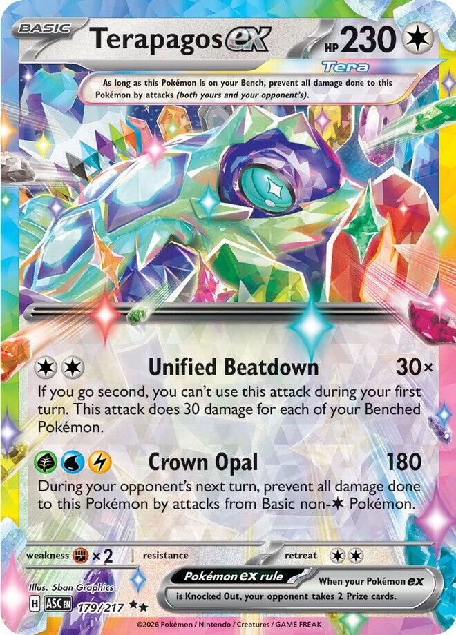 Terapagos ex (179/217) [Mega Evolution: Ascended Heroes] - The Mythic Store | 24h Order Processing
