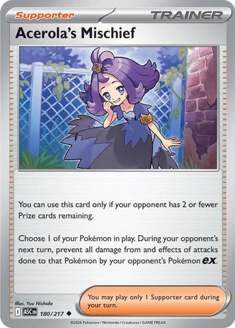 Acerola's Mischief (180/217) [Mega Evolution: Ascended Heroes] - The Mythic Store | 24h Order Processing