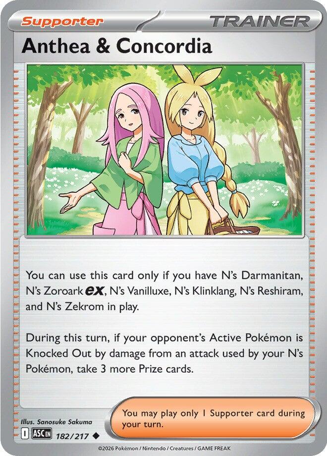 Anthea & Concordia (182/217) (Reverse Holo) [Mega Evolution: Ascended Heroes] - The Mythic Store | 24h Order Processing