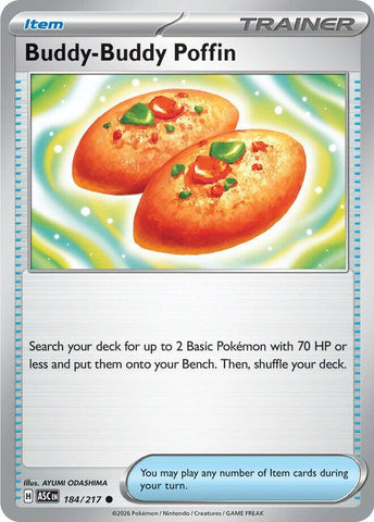 Buddy-Buddy Poffin (184/217) [Mega Evolution: Ascended Heroes] - The Mythic Store | 24h Order Processing
