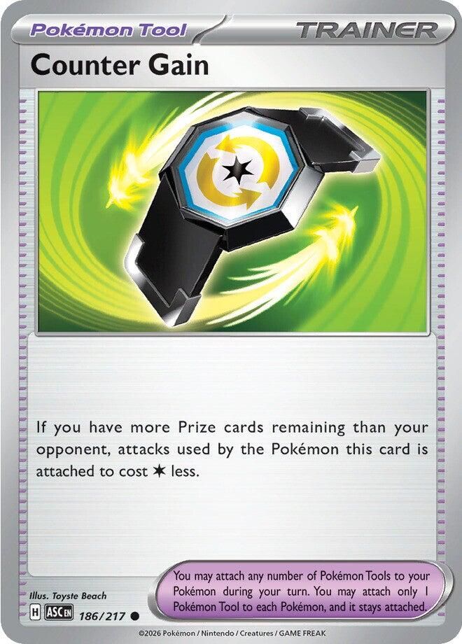 Counter Gain (186/217) [Mega Evolution: Ascended Heroes] - The Mythic Store | 24h Order Processing