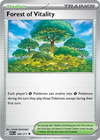 Forest of Vitality (188/217) [Mega Evolution: Ascended Heroes] - The Mythic Store | 24h Order Processing