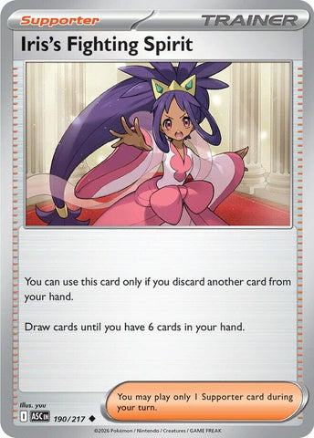 Iris's Fighting Spirit (190/217) [Mega Evolution: Ascended Heroes] - The Mythic Store | 24h Order Processing