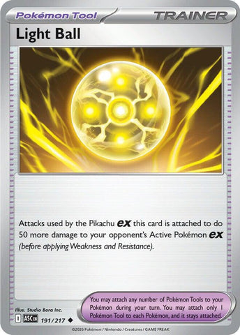 Light Ball (191/217) [Mega Evolution: Ascended Heroes] - The Mythic Store | 24h Order Processing