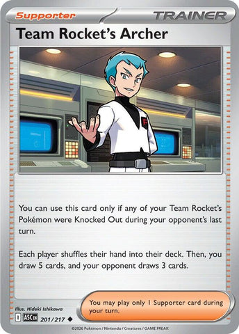 Team Rocket's Archer (201/217) [Mega Evolution: Ascended Heroes] - The Mythic Store | 24h Order Processing