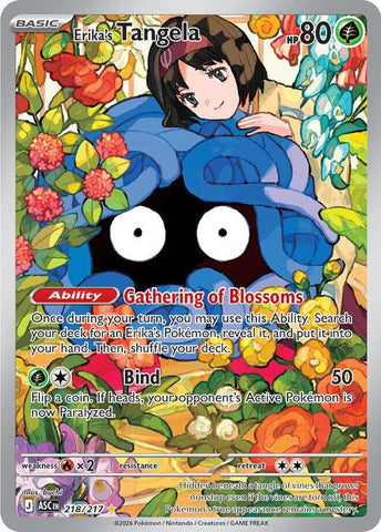 Erika's Tangela (218/217) [Mega Evolution: Ascended Heroes] - The Mythic Store | 24h Order Processing