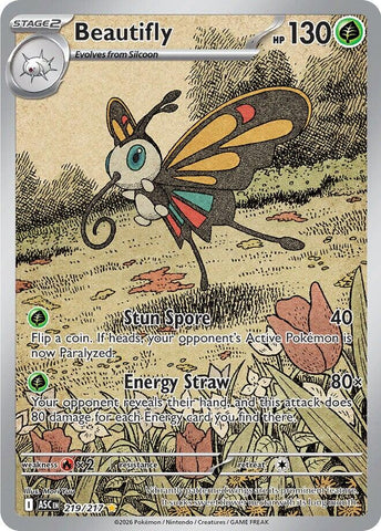Beautifly (219/217) [Mega Evolution: Ascended Heroes] - The Mythic Store | 24h Order Processing
