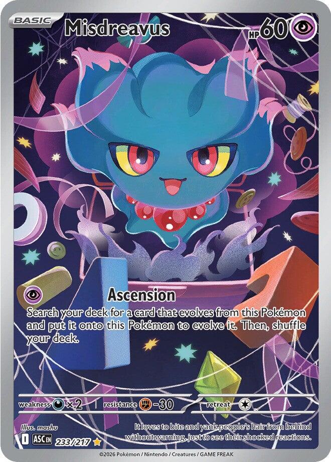 Misdreavus (233/217) [Mega Evolution: Ascended Heroes] - The Mythic Store | 24h Order Processing