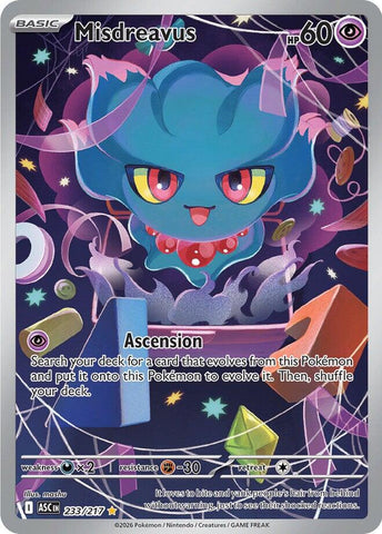 Misdreavus (233/217) [Mega Evolution: Ascended Heroes] - The Mythic Store | 24h Order Processing