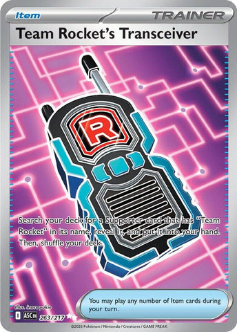Team Rocket's Transceiver (263/217) [Mega Evolution: Ascended Heroes] - The Mythic Store | 24h Order Processing