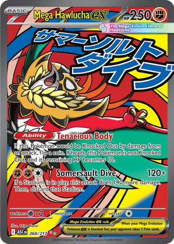 Mega Hawlucha ex (268/217) [Mega Evolution: Ascended Heroes] - The Mythic Store | 24h Order Processing