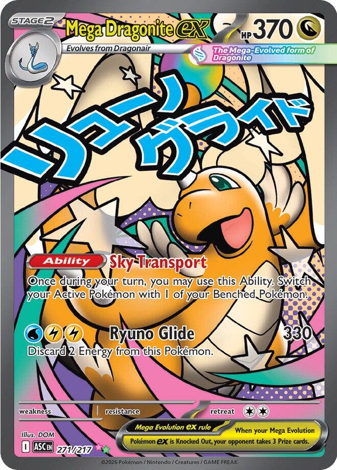 Mega Dragonite ex (271/217) [Mega Evolution: Ascended Heroes] - The Mythic Store | 24h Order Processing