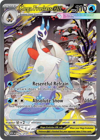 Mega Froslass ex (275/217) [Mega Evolution: Ascended Heroes] - The Mythic Store | 24h Order Processing