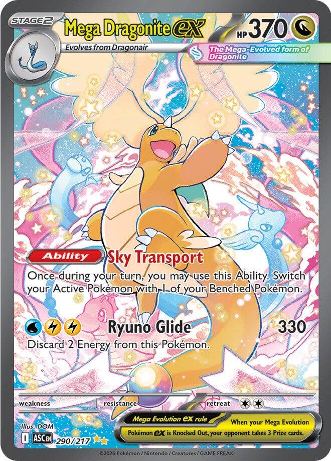 Mega Dragonite ex (290/217) [Mega Evolution: Ascended Heroes] - The Mythic Store | 24h Order Processing