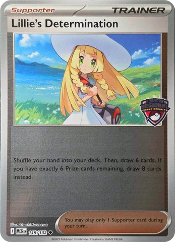 Lillie's Determination (119/132) (Regional Championships) [League & Championship Cards] - The Mythic Store | 24h Order Processing