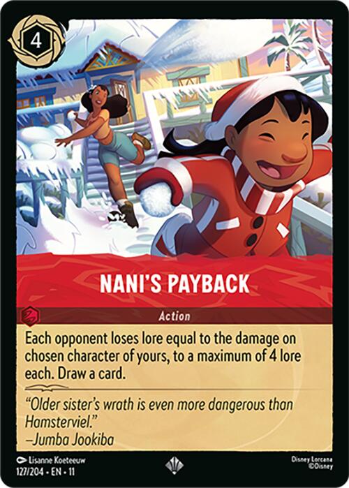 Nani's Payback (127/204) [Winterspell] - The Mythic Store | 24h Order Processing