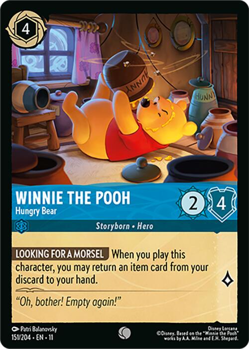 Winnie the Pooh - Hungry Bear (151/204) [Winterspell] - The Mythic Store | 24h Order Processing