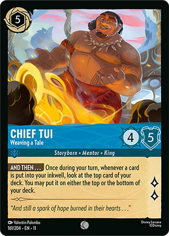 Chief Tui - Weaving a Tale (161/204) [Winterspell] - The Mythic Store | 24h Order Processing