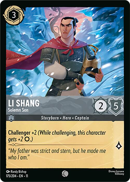 Li Shang - Solemn Son (175/204) [Winterspell] - The Mythic Store | 24h Order Processing