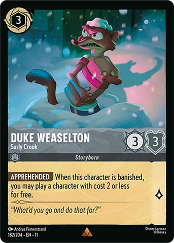 Duke Weaselton - Surly Crook (182/204) [Winterspell] - The Mythic Store | 24h Order Processing