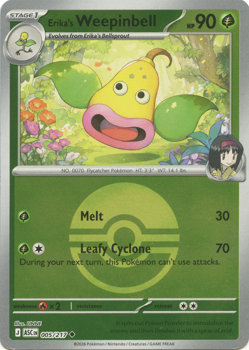 Erika's Weepinbell (005/217) (Poke Ball) [Mega Evolution: Ascended Heroes] - The Mythic Store | 24h Order Processing