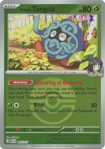 Erika's Tangela (007/217) (Poke Ball) [Mega Evolution: Ascended Heroes] - The Mythic Store | 24h Order Processing