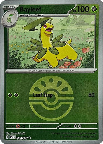 Bayleef (009/217) (Friend Ball) [Mega Evolution: Ascended Heroes] - The Mythic Store | 24h Order Processing