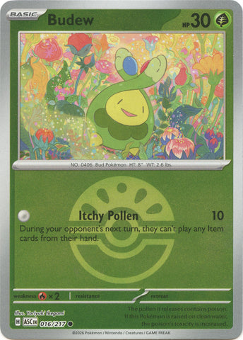 Budew (016/217) (Friend Ball) [Mega Evolution: Ascended Heroes] - The Mythic Store | 24h Order Processing
