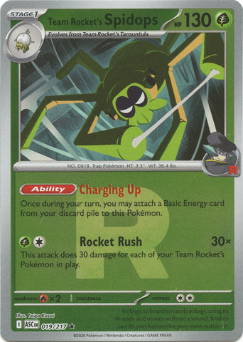 Team Rocket's Spidops (019/217) (Team Rocket) [Mega Evolution: Ascended Heroes] - The Mythic Store | 24h Order Processing