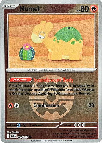 Numel (027/217) (Quick Ball) [Mega Evolution: Ascended Heroes] - The Mythic Store | 24h Order Processing