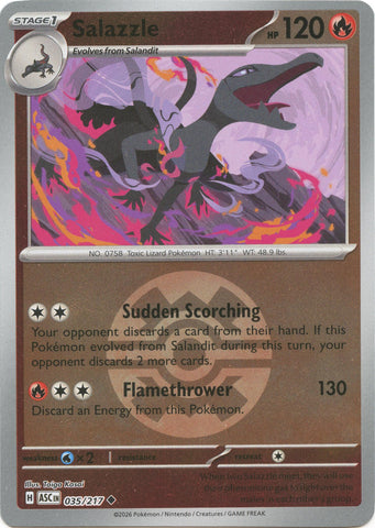 Salazzle (035/217) (Quick Ball) [Mega Evolution: Ascended Heroes] - The Mythic Store | 24h Order Processing
