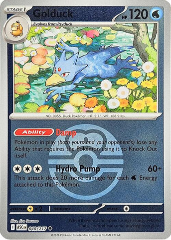 Golduck (040/217) (Love Ball) [Mega Evolution: Ascended Heroes] - The Mythic Store | 24h Order Processing