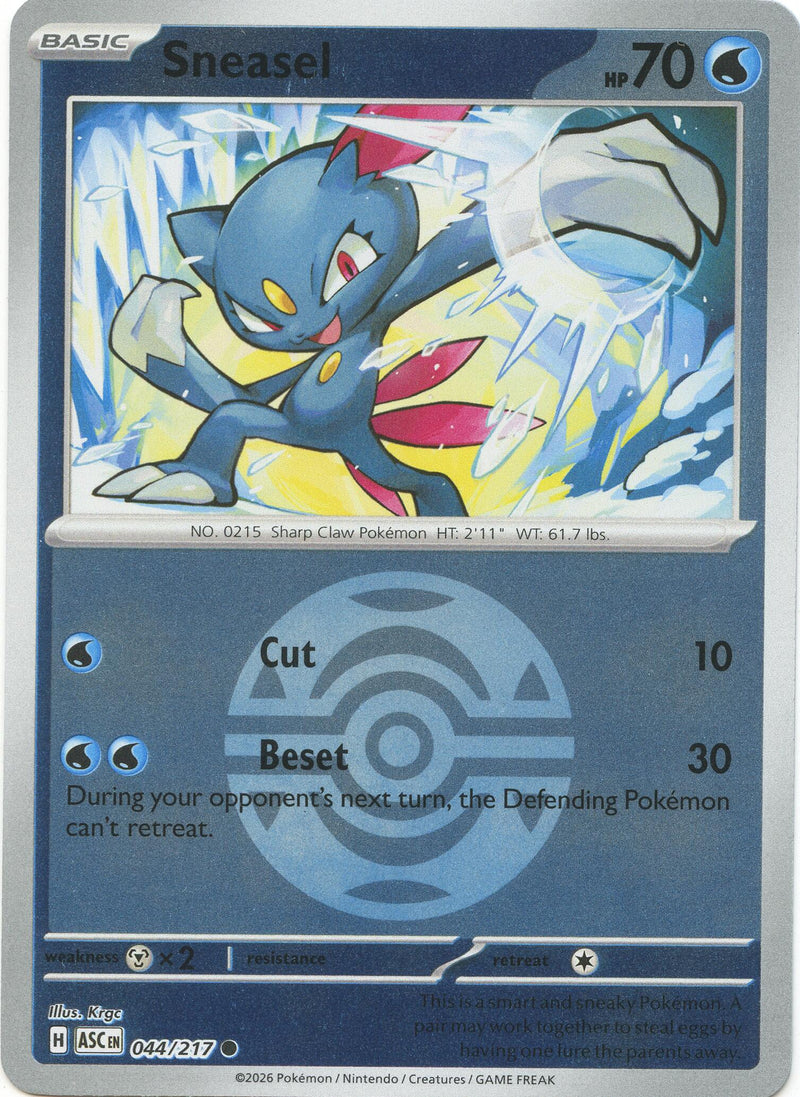 Sneasel (044/217) (Dusk Ball) [Mega Evolution: Ascended Heroes] - The Mythic Store | 24h Order Processing