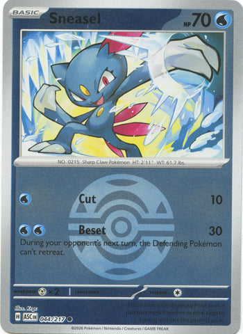 Sneasel (044/217) (Dusk Ball) [Mega Evolution: Ascended Heroes] - The Mythic Store | 24h Order Processing